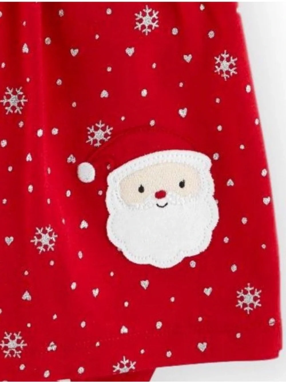 CARTER'S 2 PC SANTA DRESS & SWEATER SET -RED 9 MONTHS (NEW WITH TAGS)